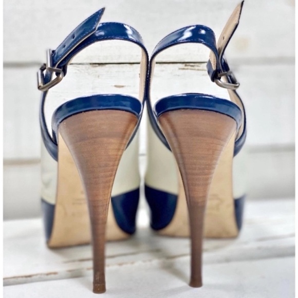 Fendi Spuntata Ultra High Peep Toe Pump Open Toe - Picture 6 of 7